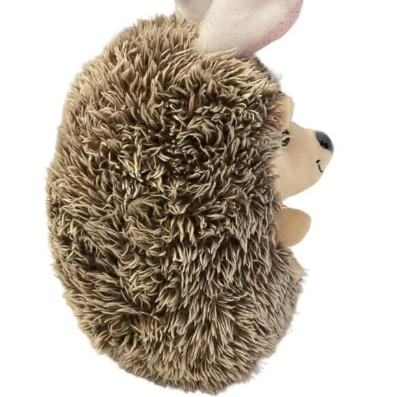 Walmart Plush Hedgehog Stuffed Animal Teddy Bear Bunny Rabbit Ears 12" - Picture 4 of 8